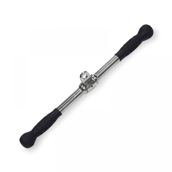 Short Straight Bar/Cable Attachments - Gym Accessories