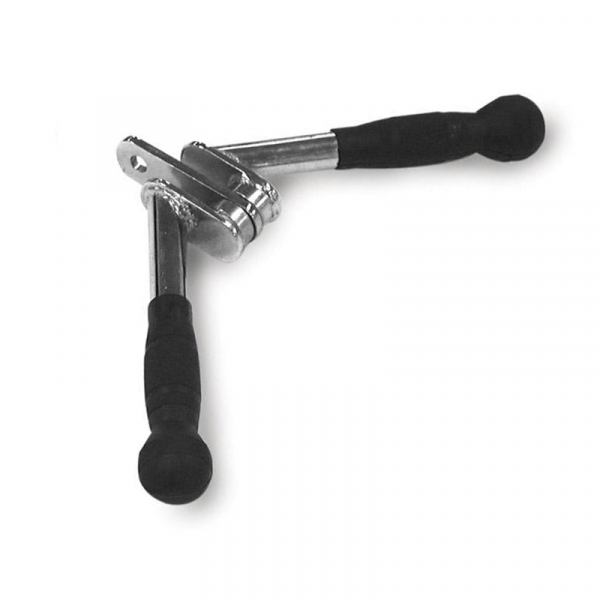 Revolving V-Shaped Press Down Bar/Cable Attachments - Gym Accessories