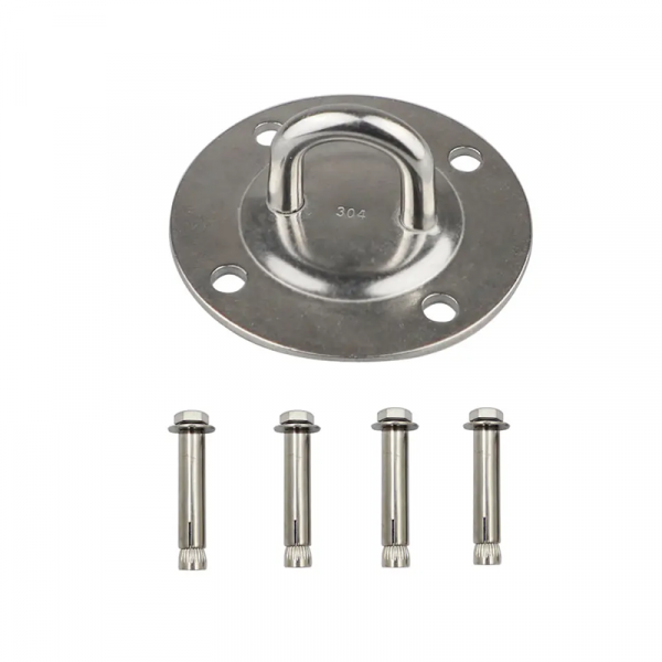 Heavy Duty Ceiling U-Hook Fixed base for Boxing Bag & Hammock (9x4.2cm) - Gym Accessories
