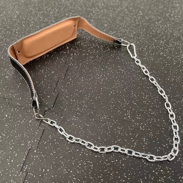 Weightlifting Belt with Chain - Image 3