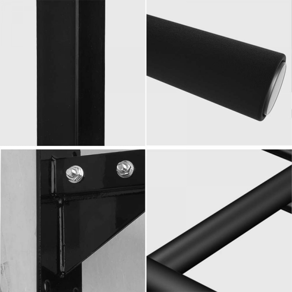 Wall Mounted Chin-up Bar (Black)- Gym Equipment - Image 7