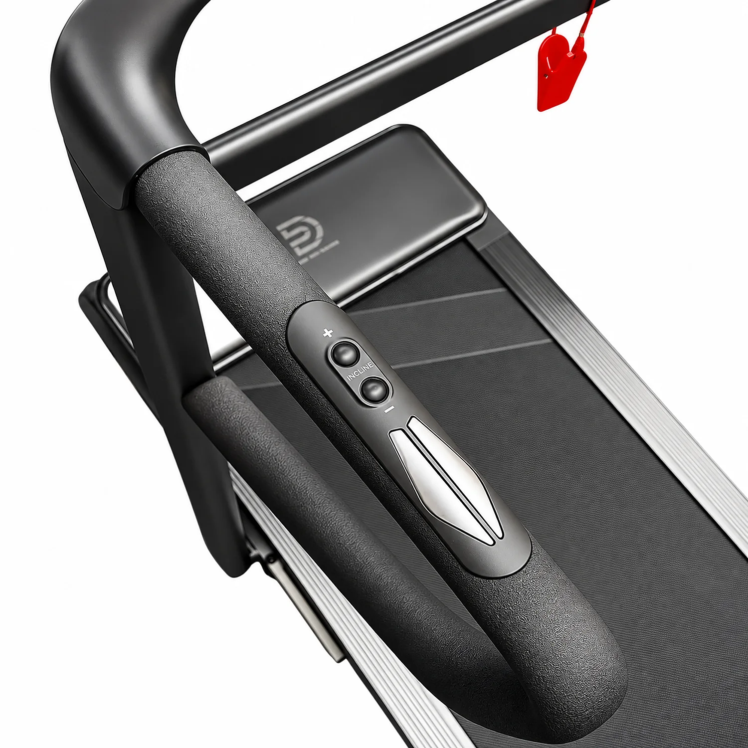 DB Fitness DB-2009 treadmill incline control handle with quick adjustment buttons
