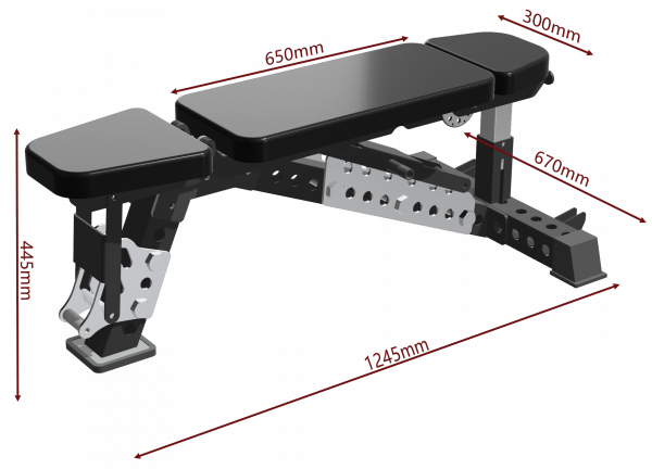 Adjustable Weight Bench DB-1004 - Image 2