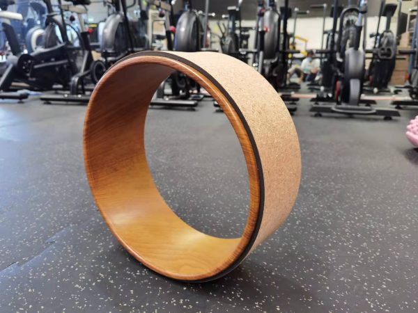 Yoga Wheel (Pink/Black/Cork) - Image 4