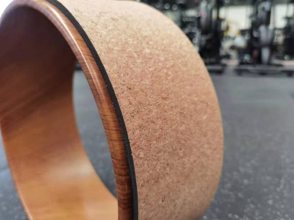Yoga Wheel (Pink/Black/Cork) - Image 3