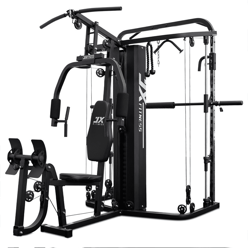 Dual-Station Home Gym