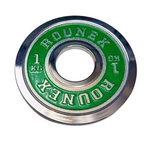 ROUNEX Calibrated 1KG Steel Plates- Pair