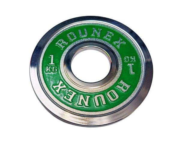 ROUNEX Calibrated 1KG Steel Plates- Pair