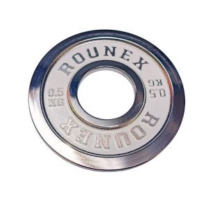 ROUNEX Calibrated 0.5KG Steel Plates- Pair