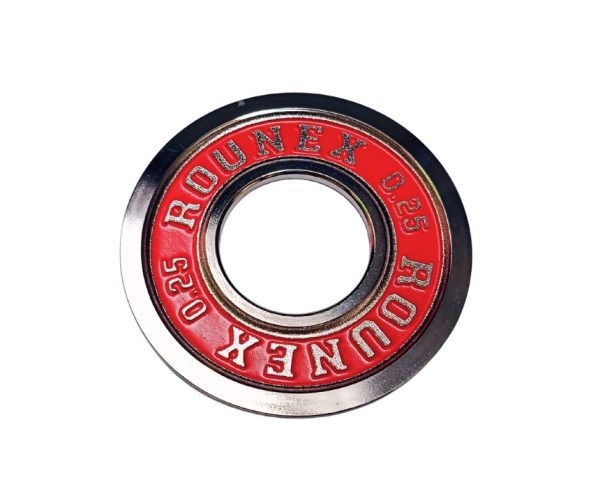 ROUNEX Calibrated 0.25KG Steel Plates- Pair