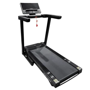 DB Fitness DB-2011 Stride2 treadmill three-quarter view with wide running deck and digital console