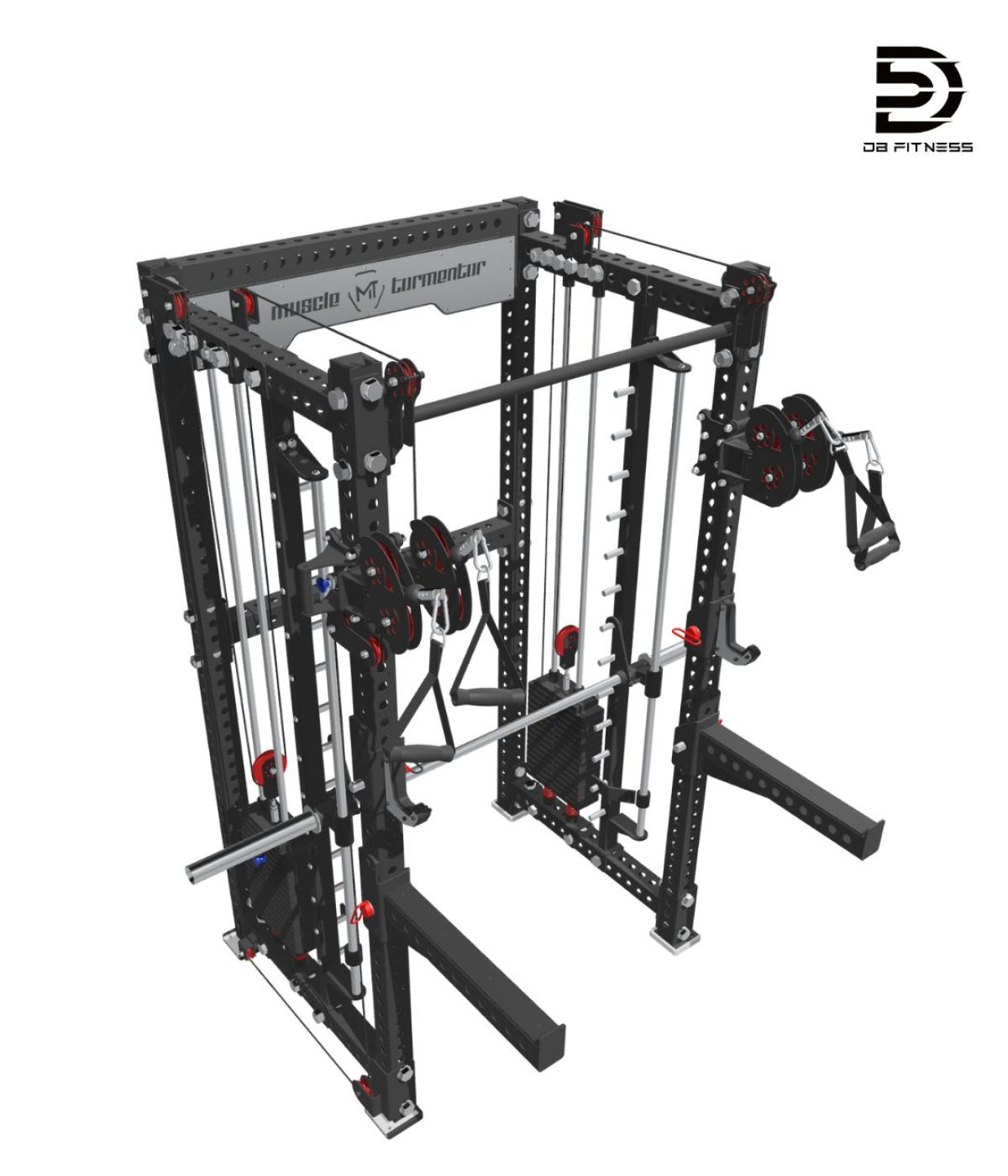 スミスマシン Smith Machine with Dual Pulley System DB-6042 - DB Fitness