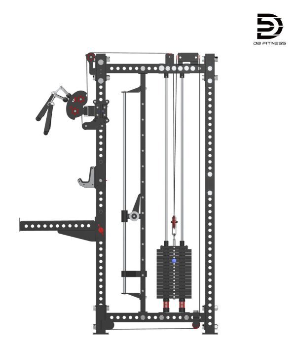Smith Machine with Dual Pulley System DB-6042 (Pre-Order) - Image 3