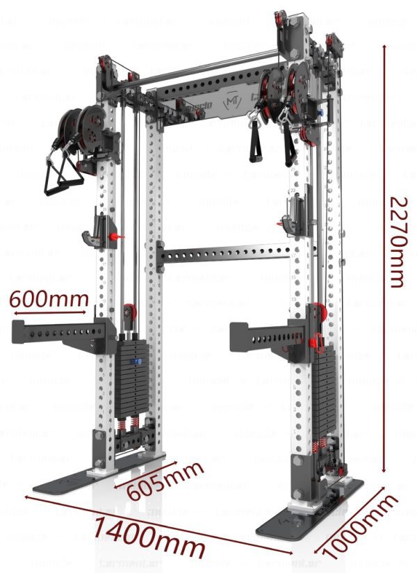 Half Rack with Cable Pec Fly DB-6022 (Pre-Order) - Image 5