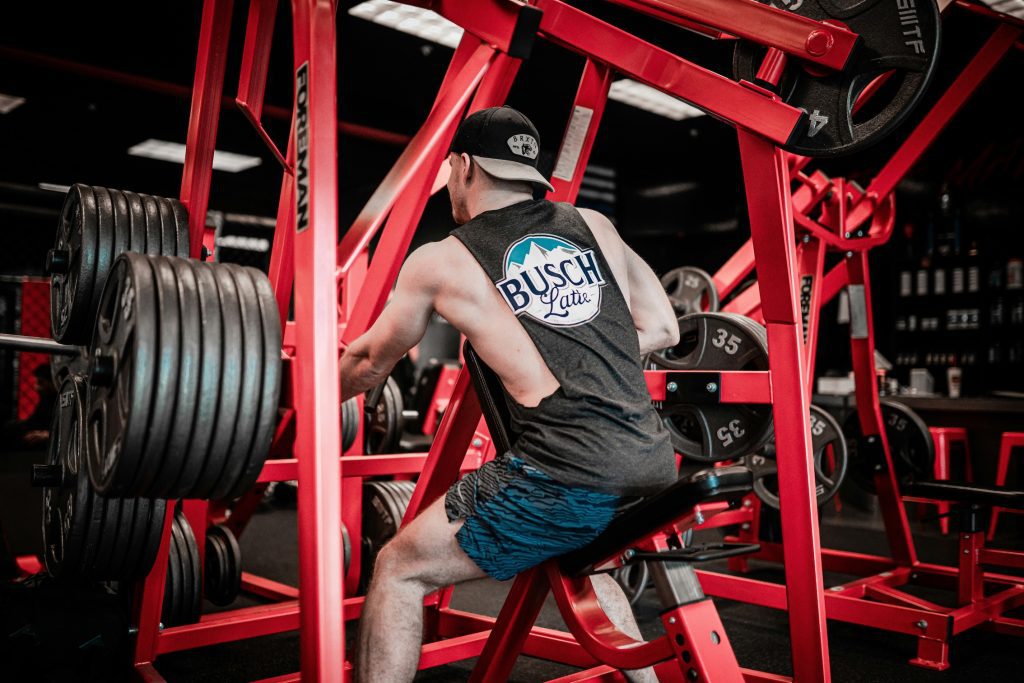 A DB Fitness squat rack: a sturdy and reliable piece of equipment for safely performing heavy lifts.