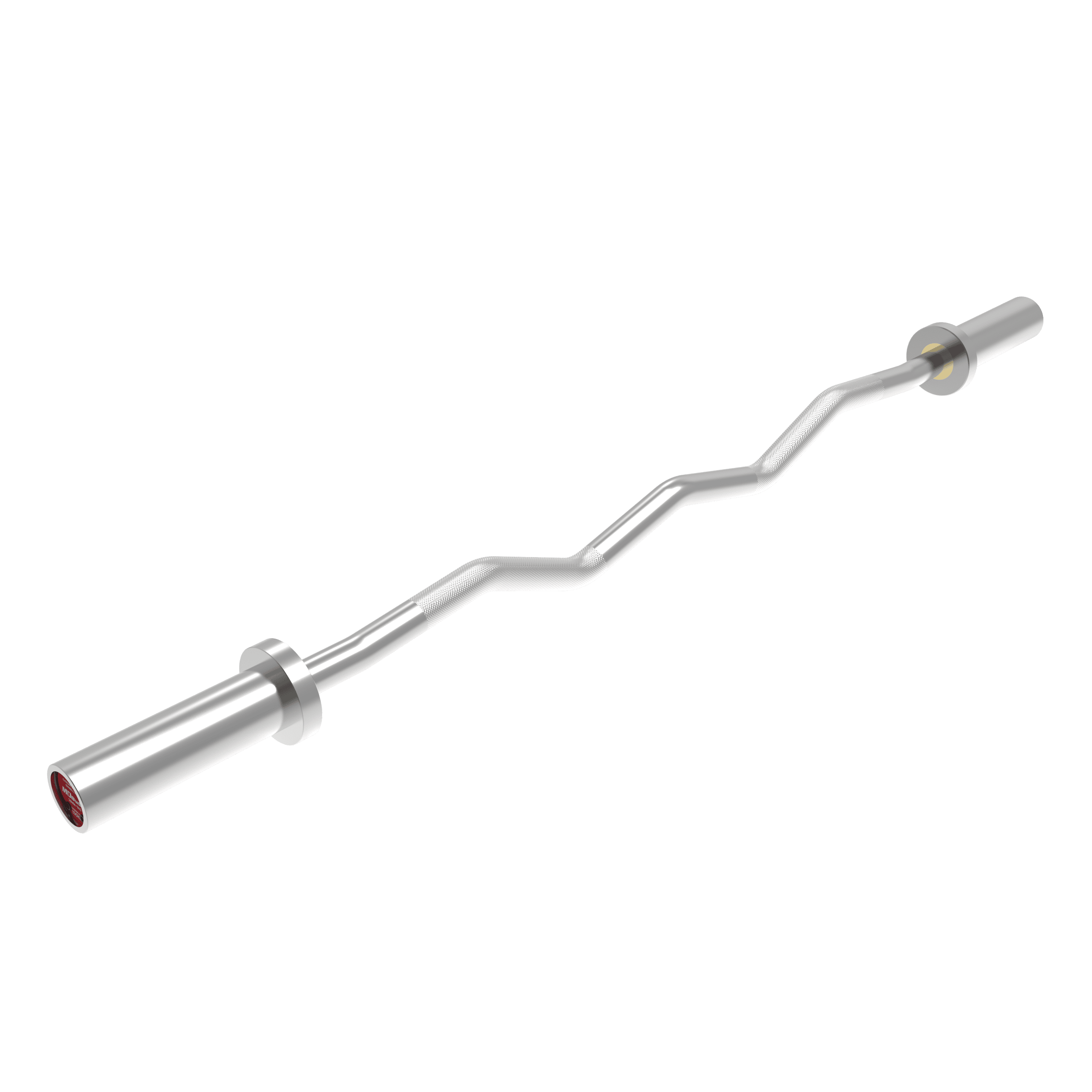 DB Fitness 120cm Chrome EZ Curl Barbell