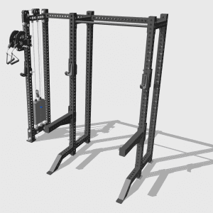 Half Rack with Side Cable Machine | DB Fitness - DB-6023
